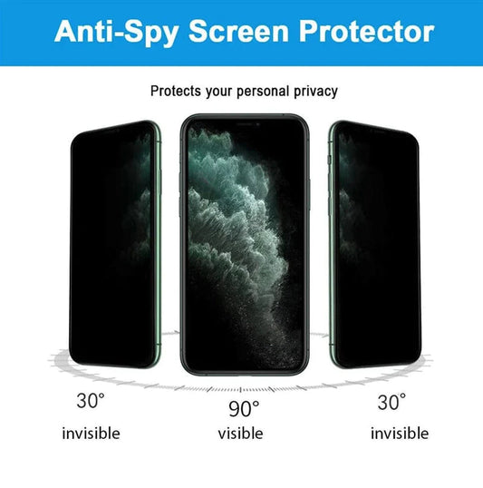 Privacy screen protector vs regular tempered glass comparison
