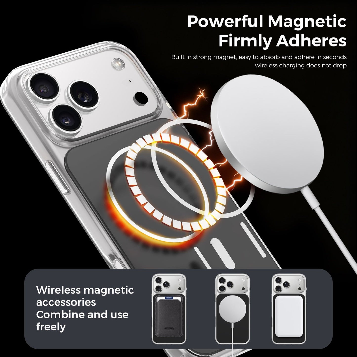 Vantix MagShield Magnetic Case — iPhone 15 Pro, 16 & 17 Series