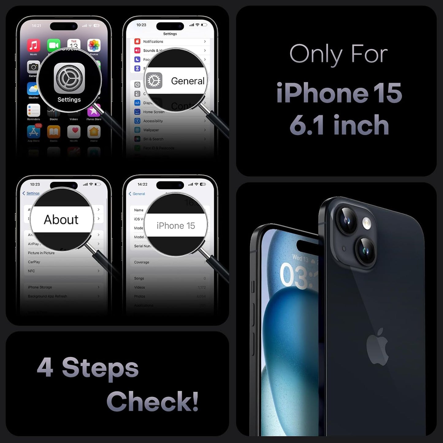 Vantix MagShield Magnetic Case — iPhone 15