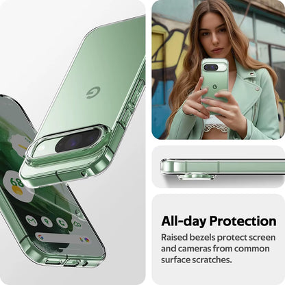 Vantix ClearShield case installed on Google Pixel