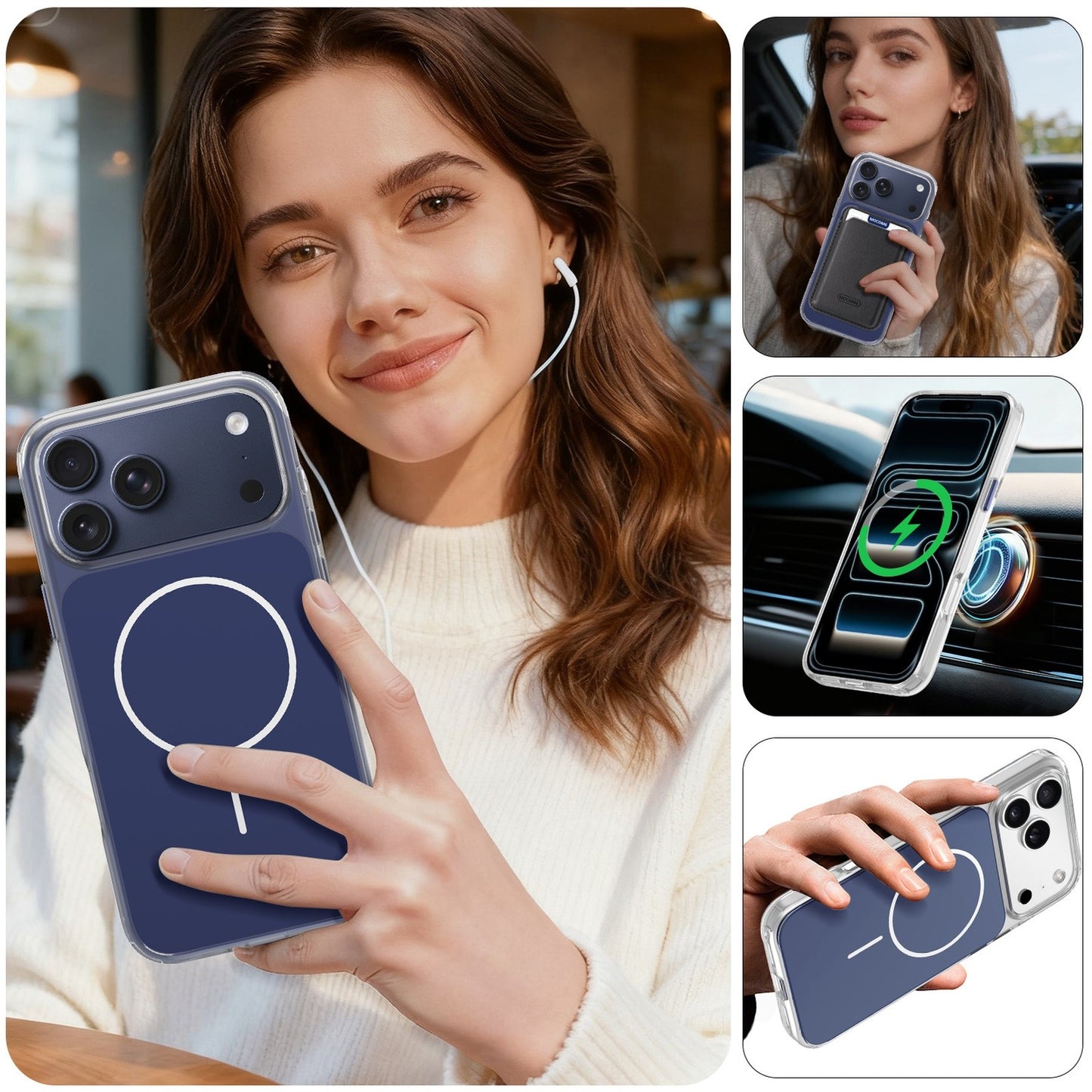 Vantix MagShield Magnetic Case — iPhone 15 Pro, 16 & 17 Series