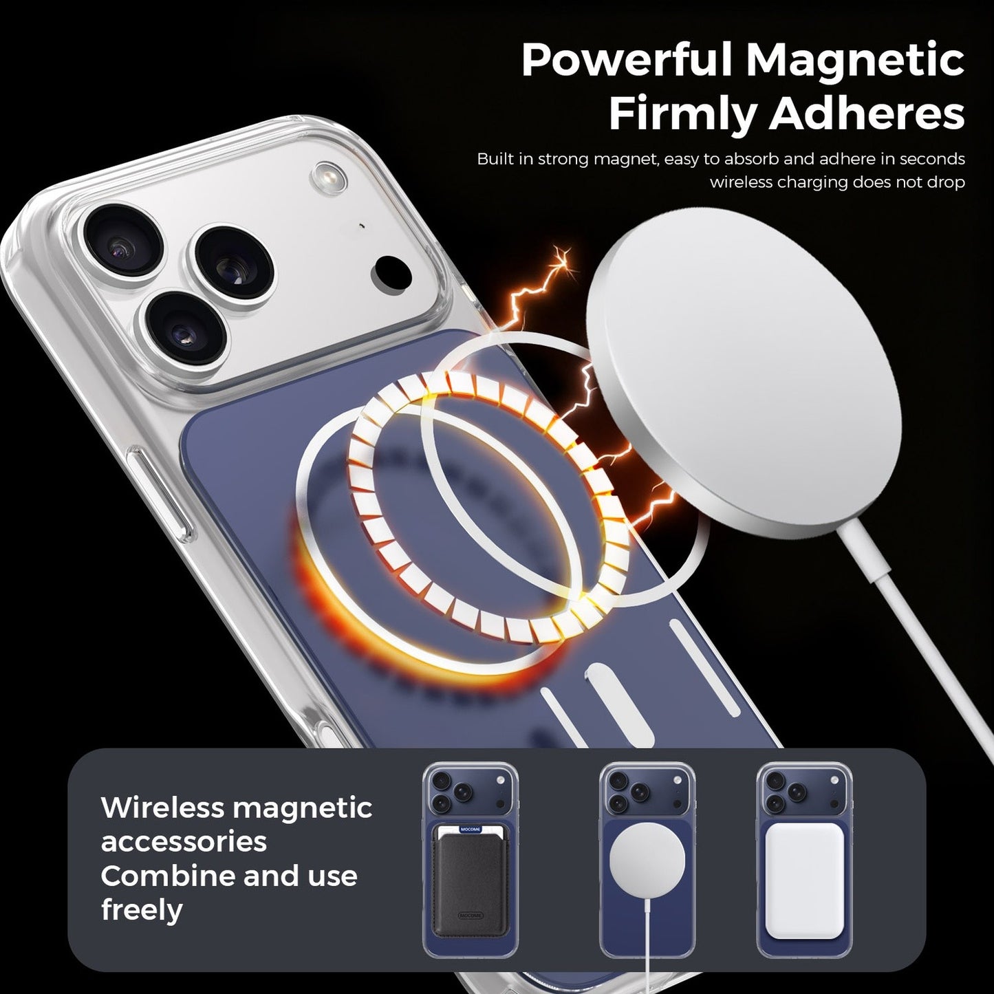 Vantix MagShield Magnetic Case — iPhone 15 Pro, 16 & 17 Series