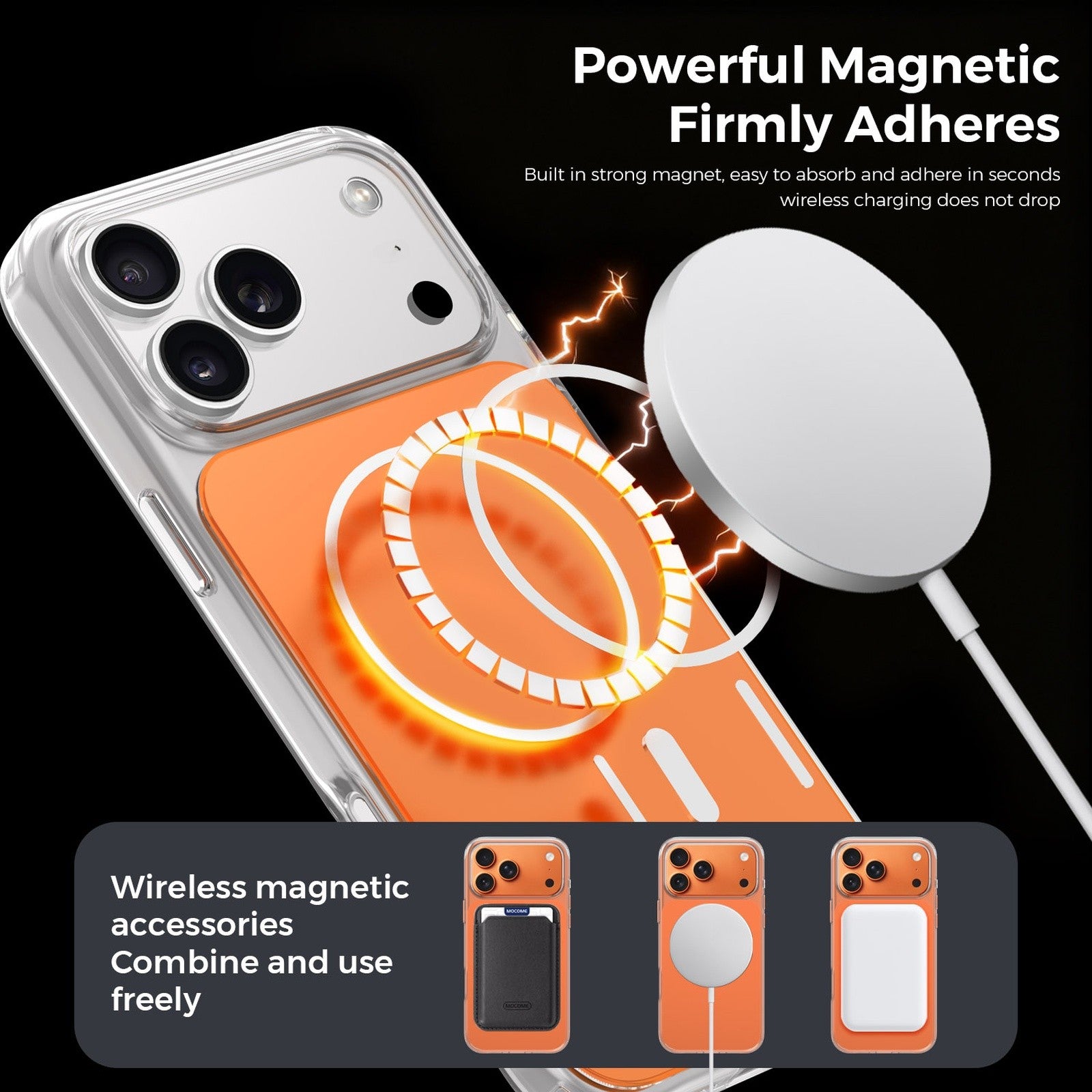 Vantix MagShield Magnetic Case — iPhone 15 Pro, 16 & 17 Series