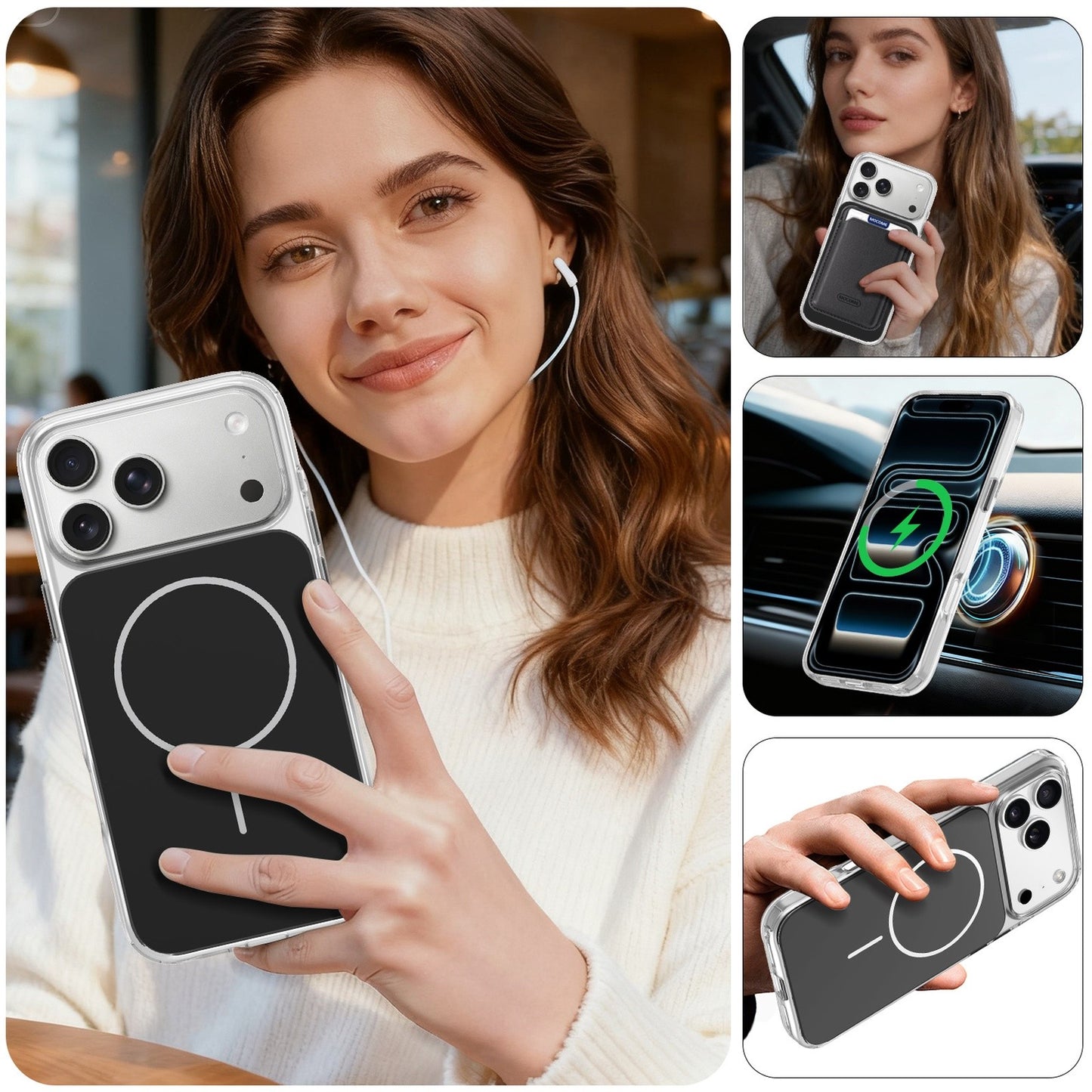 Vantix MagShield Magnetic Case — iPhone 15 Pro, 16 & 17 Series
