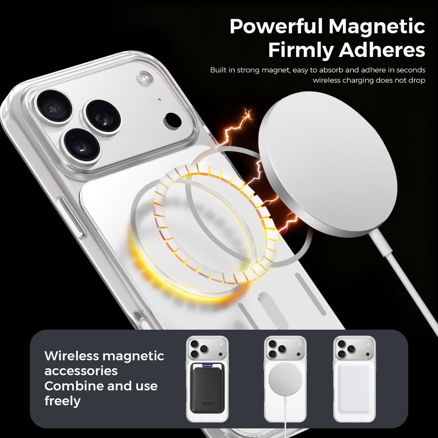 Vantix MagShield Magnetic Case — iPhone 15 Pro, 16 & 17 Series