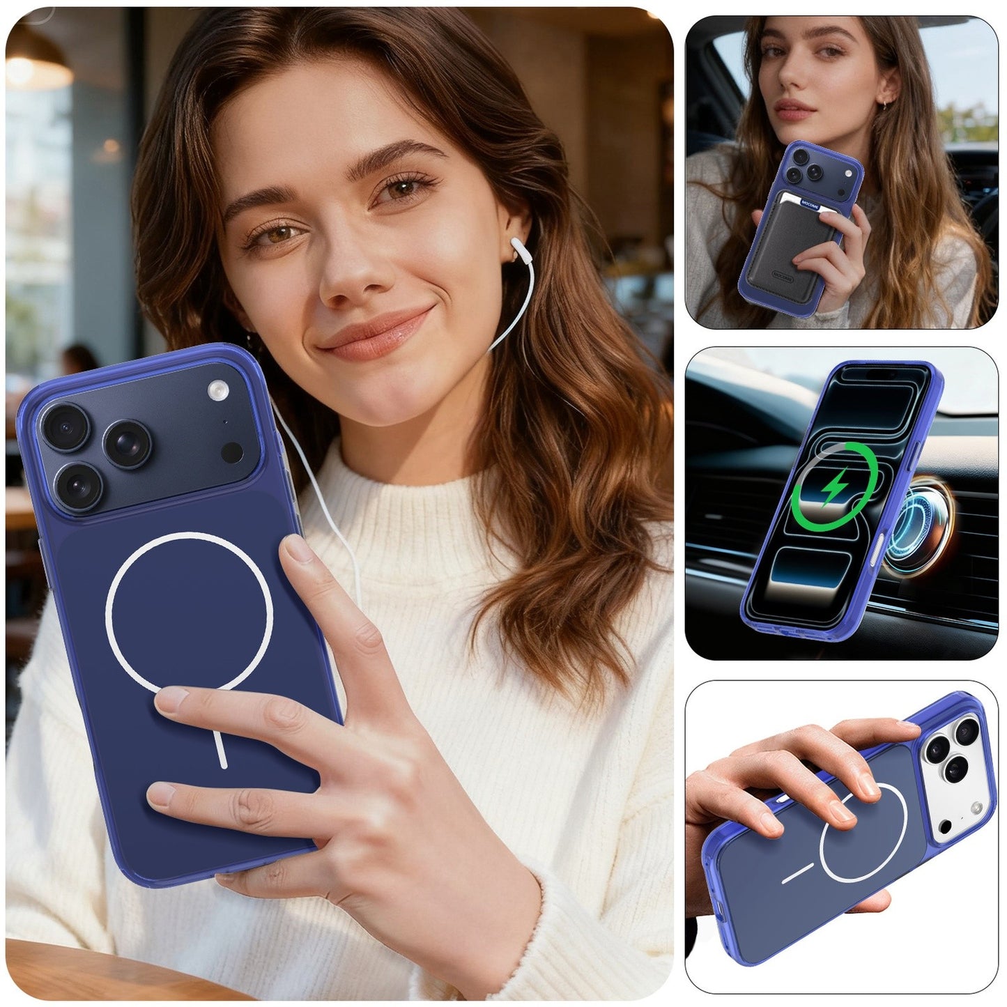 Vantix MagShield Magnetic Case — iPhone 15 Pro, 16 & 17 Series