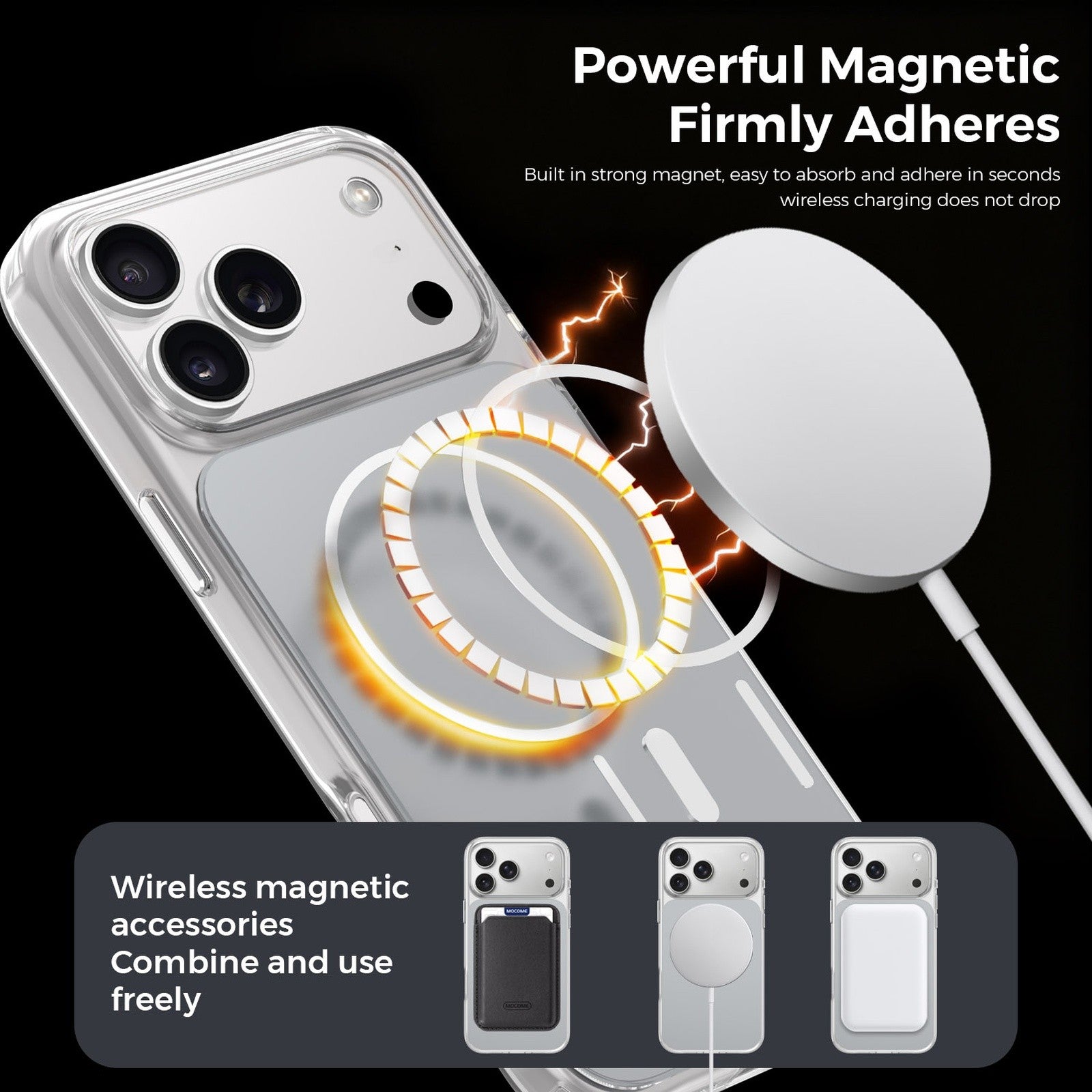Vantix MagShield Magnetic Case — iPhone 15 Pro, 16 & 17 Series