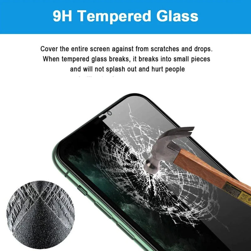 Vantix GlassGuard Privacy 3-Pack — iPhone Series