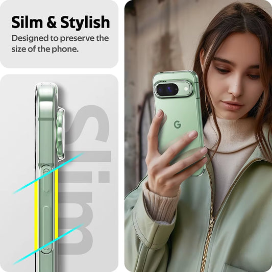 Silicone Soft Ultra Thin Case for Google Pixel 9 8A 8 7 7A 6A 6 Pro XL Clear Shell Transparent Back Cover for Google 8 a 9 XL